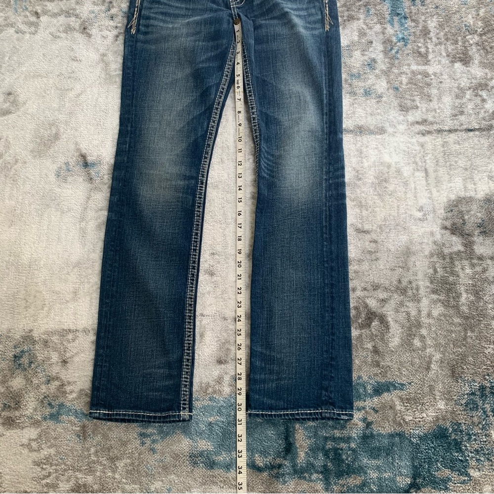 SILVER JEANS CO Suki Straight Leg Jeans | Low Rise | Size 26 /32 - Picture 7 of 16